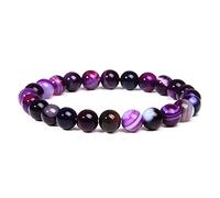 Chakra Beaded Charm Men 8mm Natural Stone Agates chite Lapis Lazuli Beads