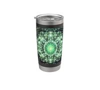 Chakra del Corazón Amor y Compasión Vaso térmico de acero inoxidable de doble pared