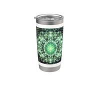 Chakra del Corazón Amor y Compasión Vaso térmico de acero inoxidable de doble pared
