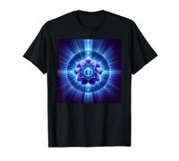 Chakra del Tercer Ojo Sabiduría Interior Geometría Sagrada Camiseta gráfica económica, Hombre, Negro, XL