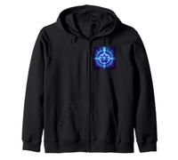 Chakra del Tercer Ojo Sabiduría Interior Geometría Sagrada Sudadera con Capucha