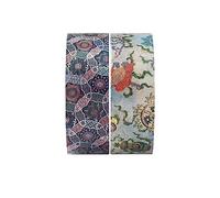 Chakra / Shankha (Mixed Pack) Washi Tape: 2 Iconic Paperblanks designs per set, Metallic foil pattern, 15mm wide x 10 metres long (Paperblanks Washi Tape)