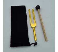 Chakra Tuning Fork Set - Tuning Plug Percusión Regalo Instrumento musical con bolsa de terciopelo, Ideal for Yoga Meditación Sanación de sonido (Color : FA639HZ)