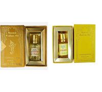 ChakraPerfume GoldenWood & GaneshSandal Pack of 2 | 10ml Each | Concentrated Perfume Oils | Long-Lasting Unisex Fragrance