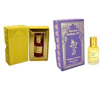 ChakraPerfume Lemon&Oud Pack of 2 | 10ml Each | Concentrated Perfume Oils | Alcohol-Free | Long-Lasting Unisex Fragrance