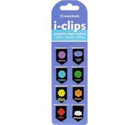 Chakras I-clips Magnetic Page Markers: Set of 8 Magnetic Bookmarks