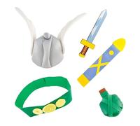 Chaks - Accesorios para Disfraz de Astérix, Set Oficial para niños, Astérix y Obélix, Accesorios para Carnaval y Comic con