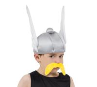 Chaks - Casco de Astérix para niño, accesorio oficial para el disfraz de Astérix y Obélix, casco galó de tela para carnaval y Comic Con