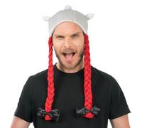 Casco Obélix adulto - Asterix y Obélix - Naranja - Talla única
