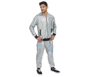 Chaks - Chándal, traje brillante con chaqueta y pantalón, chándal brillante para carnaval, festivales y fiestas