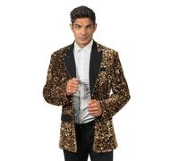 Chaks - Chaqueta de Lentejuelas, Chaqueta Brillante, Traje de Showman