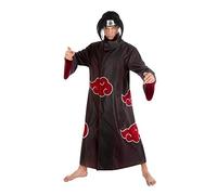 Chaks - Conjunto de disfraz de Itachi Uchiha, traje oficial de Naruto, 2 piezas para adultos, accesorio de anime para carnaval y Comic Con