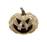 Chaks - Decoración en dorado, varios motivos, decoración para faroles, farol con motivos filigranados para Halloween