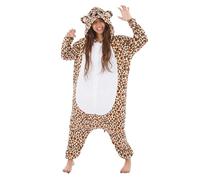 Chaks - Disfraz de animal para adultos, mono con capucha, 164 cm