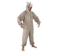 Chaks - Disfraz de Ideafix para Hombre, Perro, Mono Oficial de Astérix y Obélix con Capucha para Carnaval y Comic con