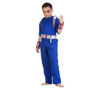 Chaks - Disfraz de Shoto Todoroki para niños, traje de anime My Hero Academia, mono con accesorios para carnaval y cómic