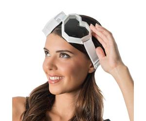 Chaks - Gafas con forma de corazón, accesorio de disfraz, cinta elástica