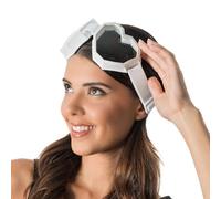 Chaks - gafas con forma de corazón para mujer y hombre, gafas de fiesta con cinta elástica, carnaval, festivales, fiestas de los años 70