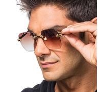Chaks - Gafas sin montura, gafas de fiesta unisex para festivales
