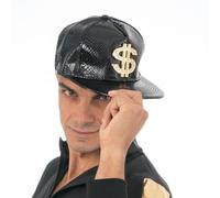 Chaks - Gorra de béisbol para adultos, brillante gorra de rapero de los 90 para carnaval, festival, fiesta temática