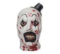 Chaks - Terrifier Art the Clown Mask, accesorio para disfraces de Halloween, mascara de latex con la cabeza llena de terror para cosplay de carnaval