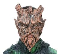 Chaks - Máscara de árbol con telarañas, máscara de mago para adultos, accesorios para disfraces de Halloween y carnaval