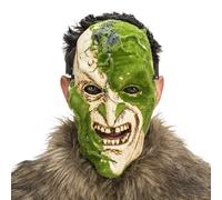 Chaks - Máscara de musgo, máscara facial para adultos, accesorios de disfraces para fiestas de terror, Halloween, carnaval y fiestas temáticas