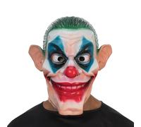 Chaks - Máscara de payaso de espuma, máscara de terror, accesorios para disfraces de Halloween, Carnaval y fiestas temáticas