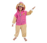 Chaks - Mono Skye para niños, mono de felpa | Mono oficial de Paw Patrol con capucha y orejas, disfraz y conjunto informal para Carnaval y el día a día