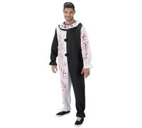 Chaks - Mono Terrifier Art the Clown de dos colores, aspecto de terror en blanco y negro, disfraz para Halloween