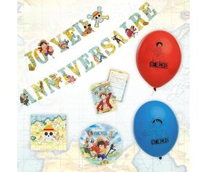 Chaks One Piece - Kit de decoración de cumpleaños para niños