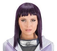 Chaks - Peluca Hinata Hyuga para mujer, accesorio oficial del disfraz de Naruto, pelo morado, cosplay de anime, carnaval y Comic Con