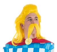 Chaks Peluca y bigote Asurancetúrix – set oficial para disfraz Astérix y Obélix