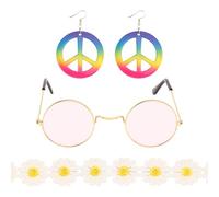 Chaks - Set hippie para mujer, set de 3 accesorios para festivales