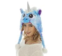 Chaks Sombrero de animales para adultos, sombrero de felpa con cara de animal, accesorio para carnaval, fiesta temática