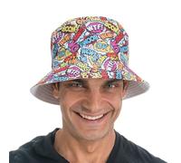 Chaks - Sombrero de pescador vintage de los años 90, sombrero para el sol para mujer y hombre, estilo retro, accesorios de verano, festivales