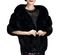 Chal Bufanda Estola De Piel Sintética Caliente De Mujer Boda Invierno En Vestido de Noche Novia Ceremonia Fiesta Dama de , b, 1