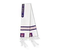 Chal ceremonial espiritual Tallit de 180 cm de longitud con motivos de granadas antiguas para judíos, eventos religiosos, chal de oraciones israelíes, rosso, Talla única