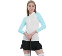 Chal de golf para mujer con protección solar para exteriores - Azul - X-Large