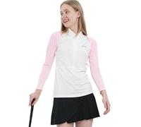 Chal de golf para mujer con protección solar para exteriores - Rosa - Large