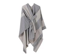 Chal De Punto Elegante For Mujer: Poncho Acogedor Con Abertura Frontal, Cárdigan Suave, Capa, Chal, Bufanda Informal For Otoño E Invierno(A5)