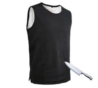 Chaleco a prueba de puñaladas de nivel 4 resistente a los cortes, protección completa, chaleco antipuñaladas oculto para hombres, suave, transpirable, ligero, chaleco táctico a prueba de balas