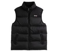 Schott NYC UTAHV, Chaleco de plumas con hombros Hombre, Negro, 3XL
