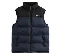 Schott NYC UTAHV, Chaleco de plumas con hombros Hombre, Azul (Navy), XXL