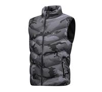 Chaleco Acolchado Hombre Camuflaje Plumas Chalecos Acolchados Enguatado Mens Vest Gilet Chaleco Guateado Bolsillos Chaqueta sin Mangas Abrigo sin Mangas Entretiempo para Hombre Invierno Tallas Grandes
