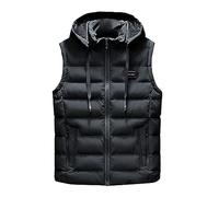 Chaleco Acolchado Hombre, Chaleco De Trabajo Acolchado Con Cremallera Algodón Talla Grande Chaleco Multibolsillos Plumas Chaleco Negro Running Azul Chaleco Trabajo Acolchado Chalecos Con Bolsillos