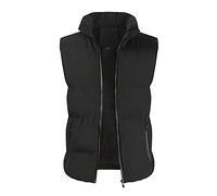 Chaleco acolchado para hombre, ligero de talla grande, chaleco de plumón para hombre, cuello alto, chaleco de entretiempo, chaleco de trabajo cálido, chaleco de trabajo grueso, chaleco de plumas sin