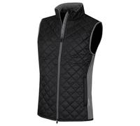 Chaleco Acolchado Puma Golf Para Hombre - Puma Negro-Cielo Pizarra - M