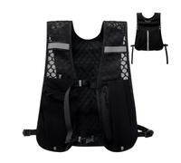 Chaleco acuático fluido, chaleco de hidratación, soporte para teléfono de hidratación reflectante, paquete de pecho, chaleco ligero para correr, para exteriores, senderismo, deportes, entrenamiento