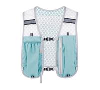Chaleco acuático fluido, paquete de hidratación ligera, equipo elástico para el pecho con mochila de burbujas, para correr, escalada, trail running, ciclismo, camping, senderismo, fitness y